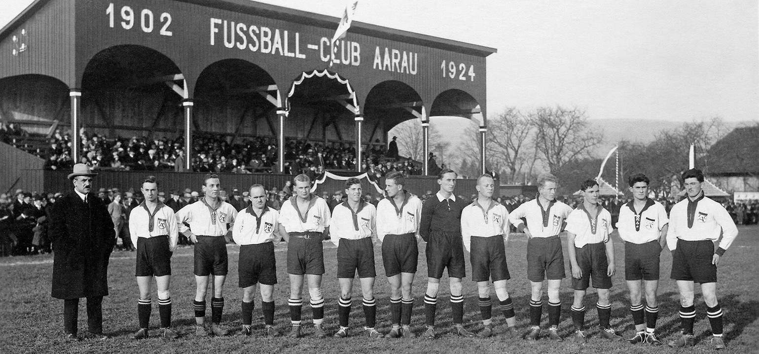 Stadiongeschichte - FC Aarau - Fussball-Club Aarau